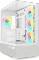 Sharkoon AK7 ARGB Midi Torony Számítógépház + 4db 120mm ventilátor - Fehér