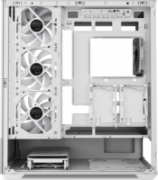 Sharkoon AK7 ARGB Midi Torony Számítógépház + 4db 120mm ventilátor - Fehér