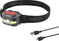 Ansmann HD250RS Akkus LED Fejlámpa 250 Lumen - Fekete