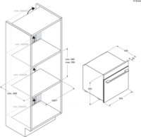 Haier H6 ID25B3LHTX Beépíthető Elektromos Sütő - Inox