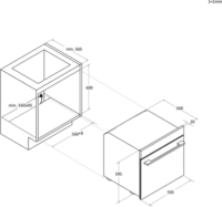 Haier H6 ID25B3LHTX Beépíthető Elektromos Sütő - Inox