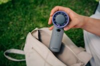 Verbatim Cool n Go IceTouch Hordozható Kézi ventilátor 16 cm - Szürke / Lila