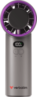 Verbatim Cool n Go IceTouch Hordozható Kézi ventilátor 16 cm - Szürke / Lila
