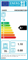 Haier HWO60SM2F3BH4 Beépíthető Elektromos Sütő - Fekete