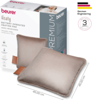 Beurer HK 77 Elektromos Ágymelegítő Párna 45x45cm - Világosbarna