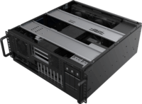 SilverStone RM47-502-I 4U Rack Szerver Ház (44 × 17,6 × 45,6 cm) - Fekete