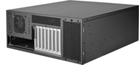 SilverStone RM47-502-I 4U Rack Szerver Ház (44 × 17,6 × 45,6 cm) - Fekete