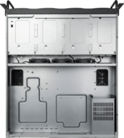 SilverStone SST-RM61-312 6U Rack Szerver Ház (43,8 × 26,5 × 52,2 cm) - Fekete