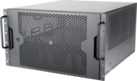 SilverStone SST-RM61-312 6U Rack Szerver Ház (43,8 × 26,5 × 52,2 cm) - Fekete