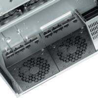 SilverStone SST-RM61-312 6U Rack Szerver Ház (43,8 × 26,5 × 52,2 cm) - Fekete