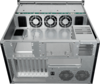 SilverStone SST-RM61-312 6U Rack Szerver Ház (43,8 × 26,5 × 52,2 cm) - Fekete