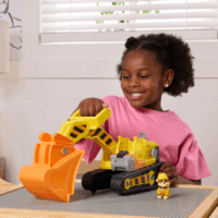 Spin Master Mancs Őrjárat Rubble & Crew - Rubble 2 az 1-ben kotrógép járműve