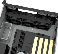 SilverStone RM53-502 5U Rack Szerver Ház (44 × 22 × 53 cm) - Fekete