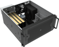SilverStone RM53-502 5U Rack Szerver Ház (44 × 22 × 53 cm) - Fekete