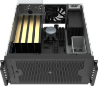 SilverStone RM53-502 5U Rack Szerver Ház (44 × 22 × 53 cm) - Fekete