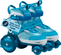 Hudora 22063 Állítható Kétsoros Görkorcsolya 26-29 Méret - Kék / Türkiz