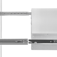 SilverStone SST-RMS03-26 19" Rack Sínkészlet - Ezüst