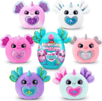 Zuru Toys Rainbocorns: Csillogó Szív Axolotlcorn Meglepetés Plüssfigura 15 cm