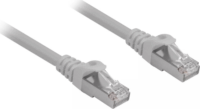 Sharkoon S/FTP Cat6a RJ45 500MHz Patch Kábel 0.25m - Szürke