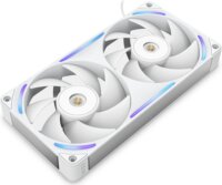 NZXT Performance Fan F240X 120mm PWM RGB Rendszerhűtő ventilátor 2db - Fehér