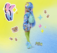 Simba Kawaii Hi baba kiegészítőkkel - Mia