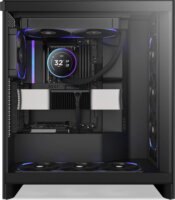 NZXT Performance Fan F280X 140mm PWM RGB Rendszerhűtő ventilátor 2db - Fekete