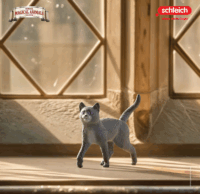 Schleich 14912 A mágikus állatok iskolája Karajan a macska játékfigura