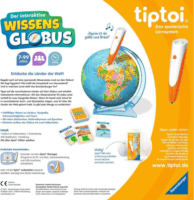 Ravensburger tiptoi Az interaktív tudásgömb Földgömb oktató játék