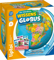 Ravensburger tiptoi Az interaktív tudásgömb Földgömb oktató játék