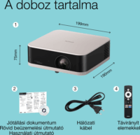 Epson Lifestudio Pop - EF-61R FullHD 700 Lumen Projektor - Rózsakvarc