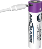Ansmann 18650 Újratölthető litiumion ceruzaelem AAA USB-C 550mAh 3,6V (4db/csomag)
