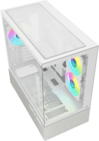 Sharkoon MK7 ARGB Midi Torony Számítógépház - Fehér