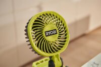 Ryobi RCF4-0 Csíptetős Akkus Hordozható ventilátor - Fekete / Lime
