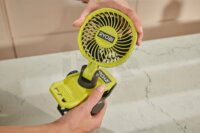 Ryobi RCF4-0 Csíptetős Akkus Hordozható ventilátor - Fekete / Lime