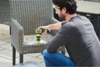 Ryobi RSCR4-0 Akkus tisztítókefe - Fekete / Lime