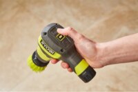 Ryobi RSCR4-0 Akkus tisztítókefe - Fekete / Lime