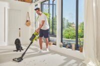 Ryobi RSV18BL-0 Vezeték nélküli Akkus álló / kézi Porszívó - Fekete / Lime