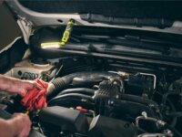 Ryobi RLI4-0 Akkus LED Zseblámpa 460 Lumen - Fekete / Lime