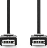 Nedis CCGL60000BK20 USB-A 2.0 apa - USB-A 2.0 Apa Adatkábel 2m - Fekete
