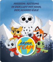 Tonies Zöld Csapat Mentőküldetés a levegőből Johnnal a Hóbagolyval Hangoskönyv figura - Német