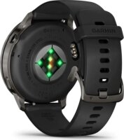 Garmin Venu 4 AMOLED Okosóra 45mm Fekete Szilikon szíjjal - Fekete