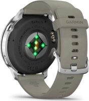 Garmin Venu 4 AMOLED Okosóra 45mm Szürke Szilikon szíjjal - Ezüst