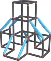 Simba Kraxxl A torony Gyermek mászótorony 140 x 140 x 140cm