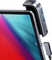 Baseus Bend Angle No.7 USB Type-C 6-port HUB - Szürke