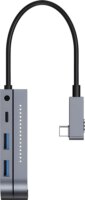 Baseus Bend Angle No.7 USB Type-C 6-port HUB - Szürke