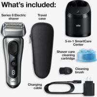 Braun Series 8 8567cc Vezeték nélküli Akkus Nedves-Száraz Borotva - Ezüst