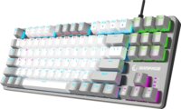Rampage SNUG K14 Blue Switch Mechanikus Vezetékes RGB Billentyűzet US - Fehér/Szürke