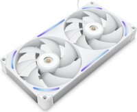 NZXT Performance Fan F280X 140mm PWM RGB Rendszerhűtő ventilátor 2db - Fehér