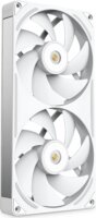 NZXT Performance Fan F280X 140mm PWM RGB Rendszerhűtő ventilátor 2db - Fehér