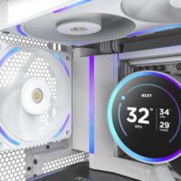 NZXT Performance Fan F120X 120mm PWM RGB Rendszerhűtő Ventilátor - Fehér